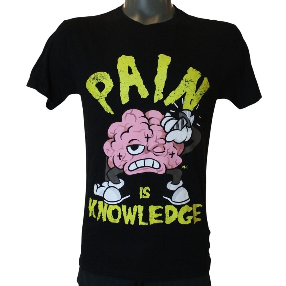 Sniper Gang Pain Is Knowledge Shirt Mens Small Kodak Black Rap Tee Black